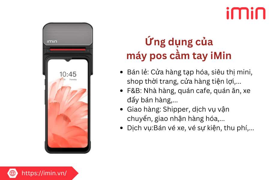 Máy pos cầm tay iMin